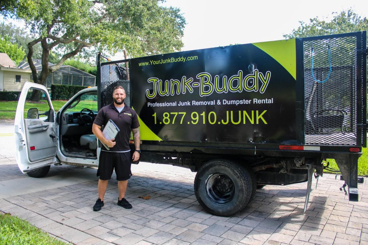 Junk removal company with truck